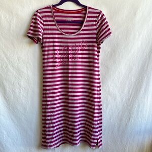 Victoria’s Secret pink stripe scoop neck sleepwear, size M